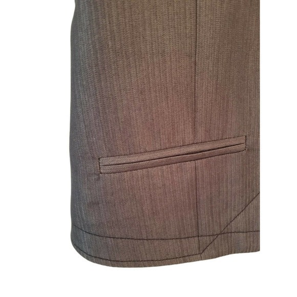 BARIII MEN'S‎ hoodie Vest GRAY full Zip SLIM FIT SIZE Large - Picture 4 of 4